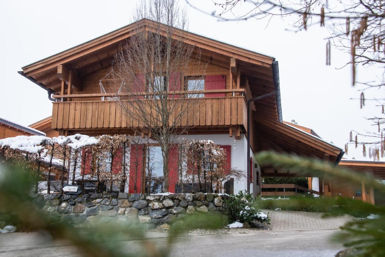 Hirsch Chalet #Sauna Lechbruck Eksteriør billede