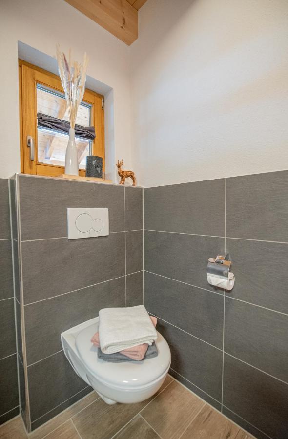 Hirsch Chalet #Sauna Lechbruck Eksteriør billede