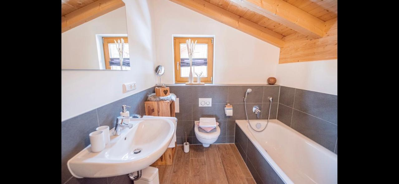 Hirsch Chalet #Sauna Lechbruck Eksteriør billede