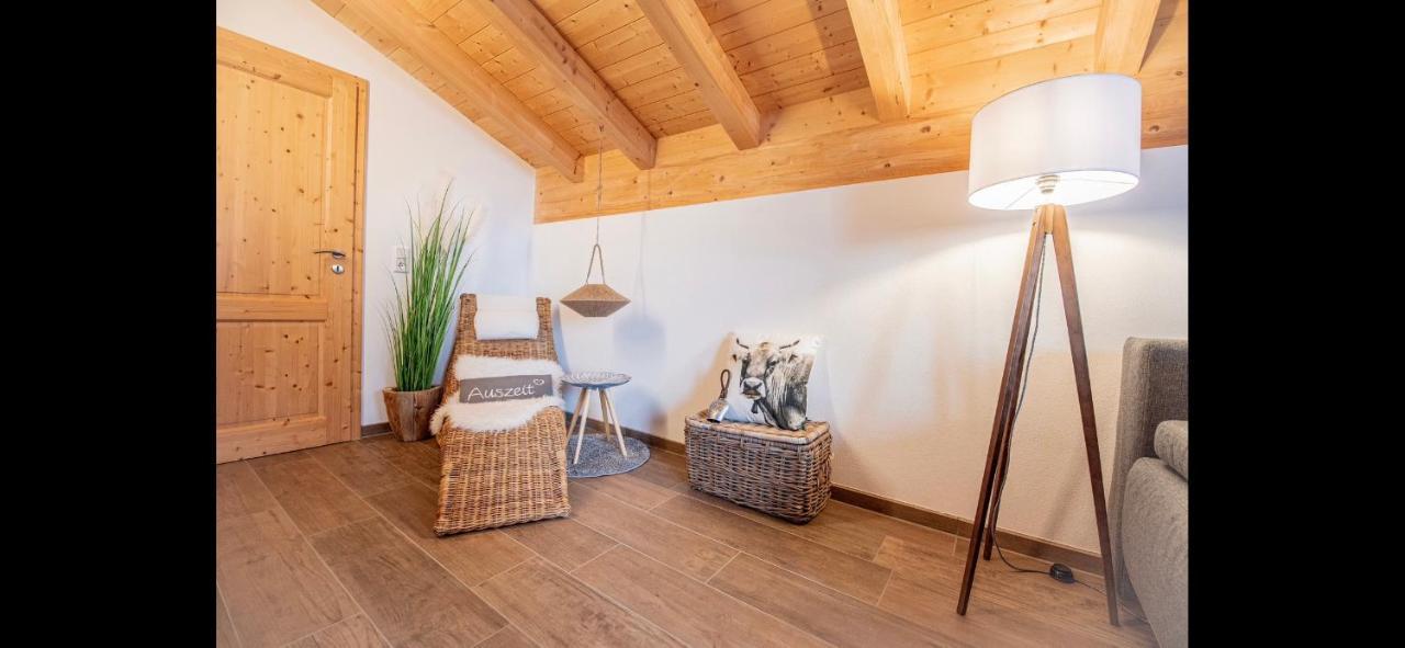 Hirsch Chalet #Sauna Lechbruck Eksteriør billede